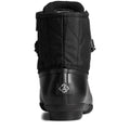 Sperry Saltwater SeaCycled RPET Synthetic Black Wellington Boots