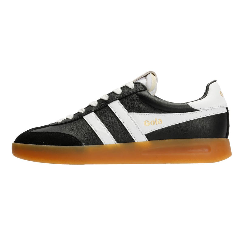 Gola Cyclone Leather Women's Black/White/Gum Sneakers