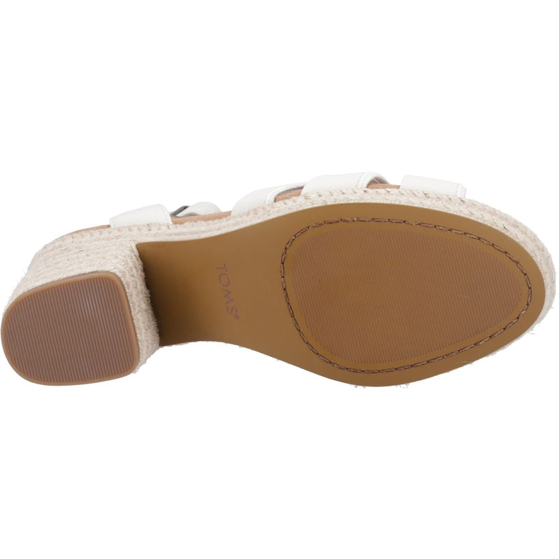 TOMS Majorca Strappy Leather Women's Light Sand Sandals