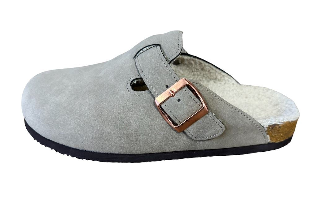 Penguin Poppy Fur Suede Women's Sand Mules