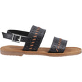 Hush Puppies Hadley Leather Women's Black Sandals