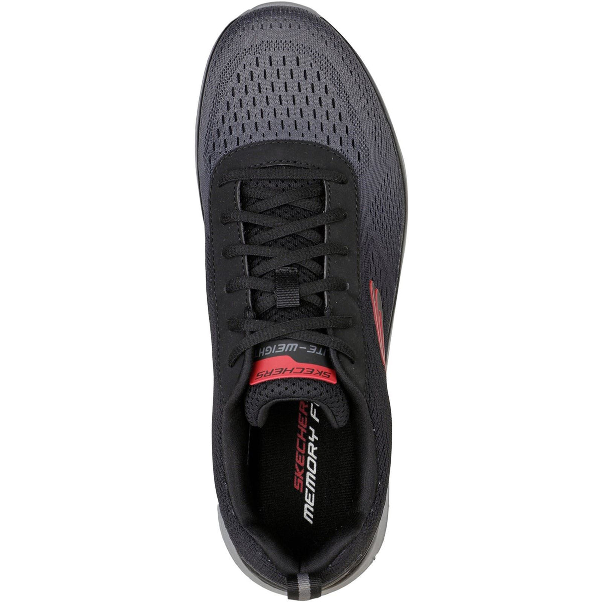 Skechers Track - Ripkent Textile Men's Black/Charcoal Sneakers