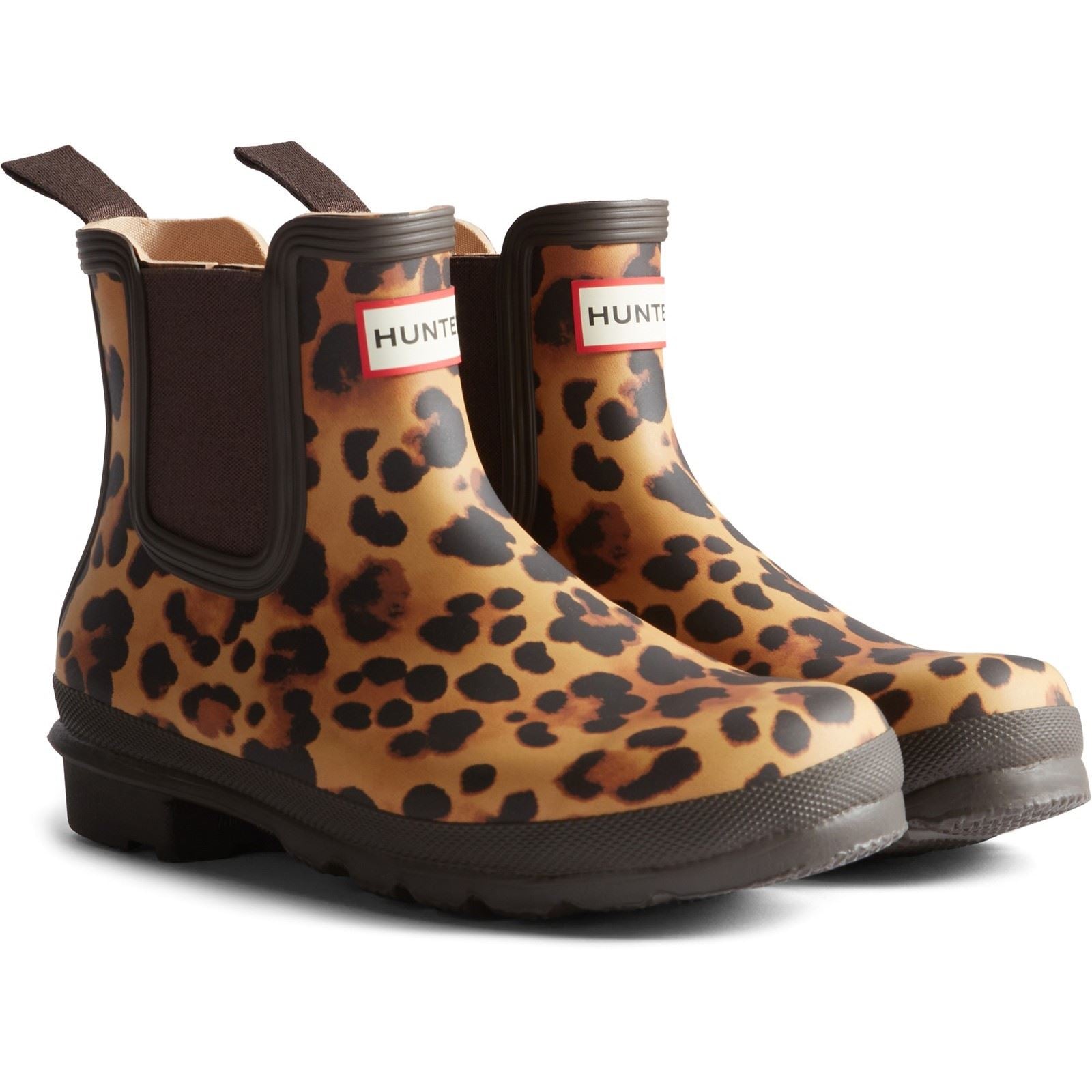 Hunter ORIGINAL CHELSEA LEOPARD PRINT BOOT