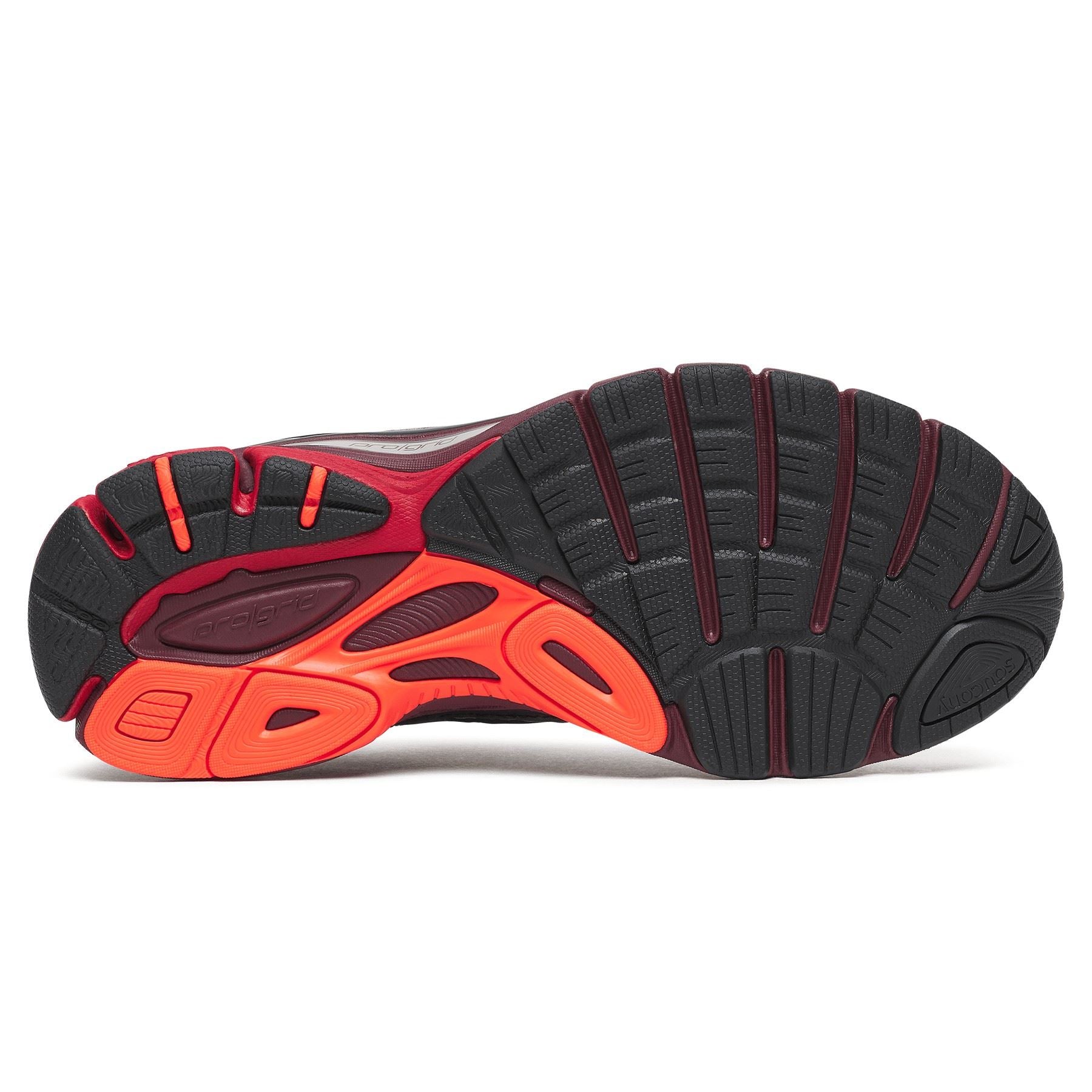 Saucony Progrid Guide 7 Silver/Maroon Sneakers