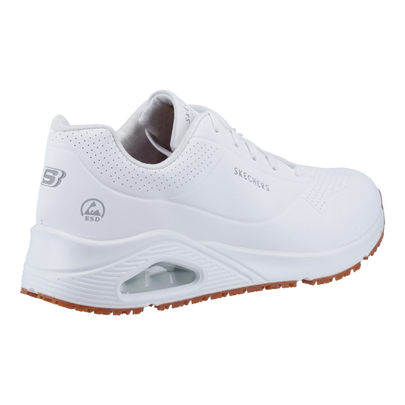 Skechers Workwear Work Relaxed Fit: Uno SR Women's White Safety Sneakers