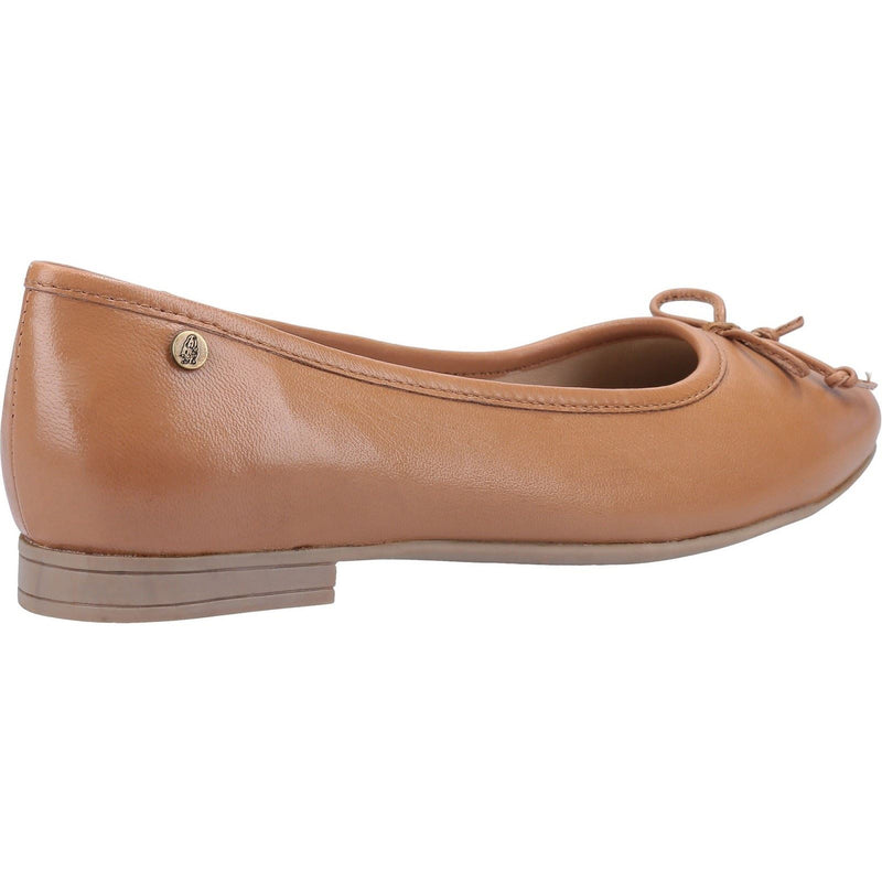 Hush Puppies Naomi Leather Women's Tan Flats