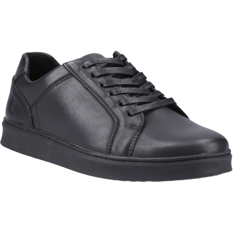 Hush Puppies Madden Leather Men's Black Sneakers