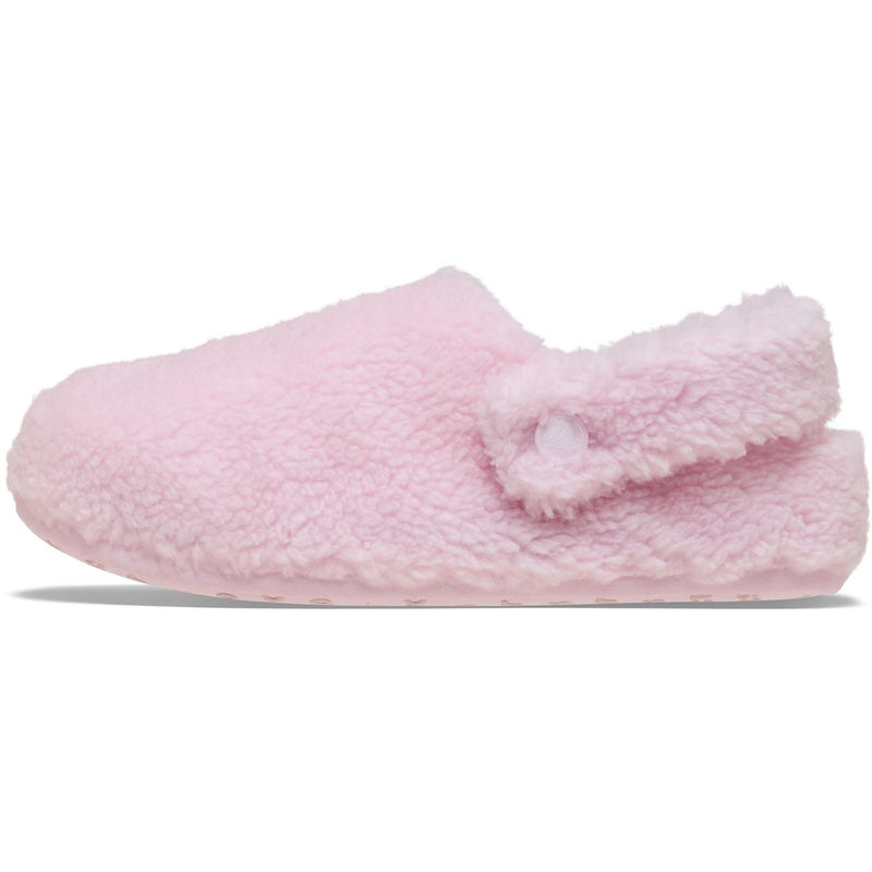 Crocs Classic Cozzzy Polyester Women's Pink Milk Slippers