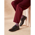Hush Puppies Kane Leather Men's Black Double Monk Shoes