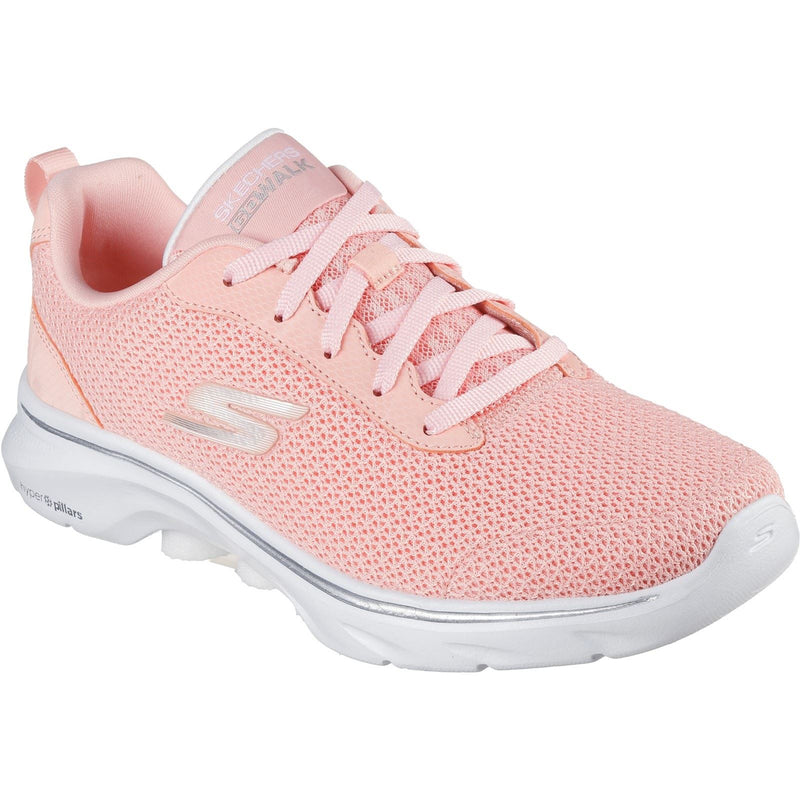 Skechers Go Walk 7 Kaylor Synthetic Women's Peach Sneakers