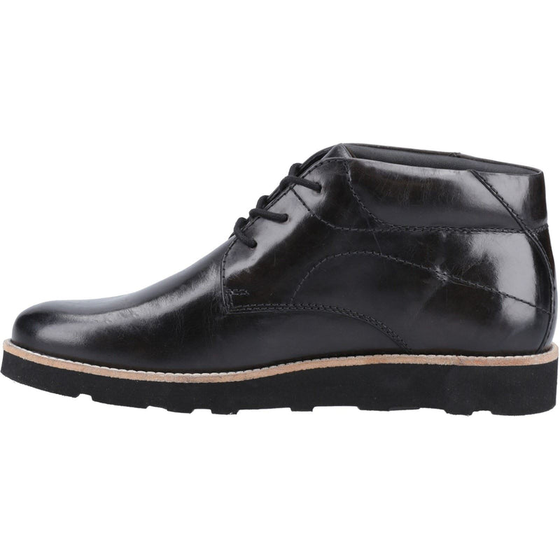 Hush Puppies Kennedy Leather Men's Black Boots