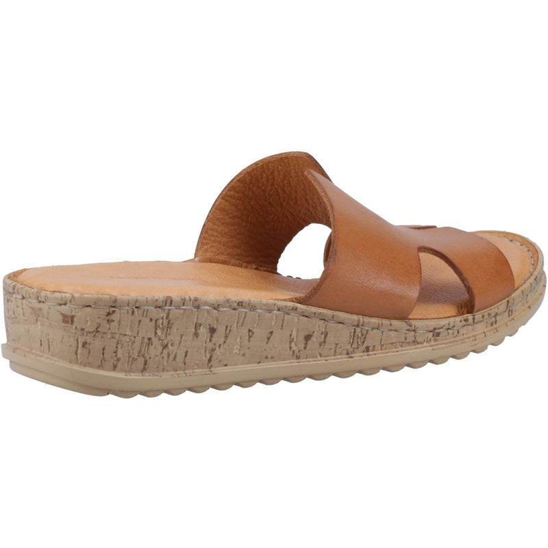 Hush Puppies Eloise Leather Women's Tan Sandals