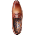 Base London Bruno Leather Men's Burnt Tan Loafers