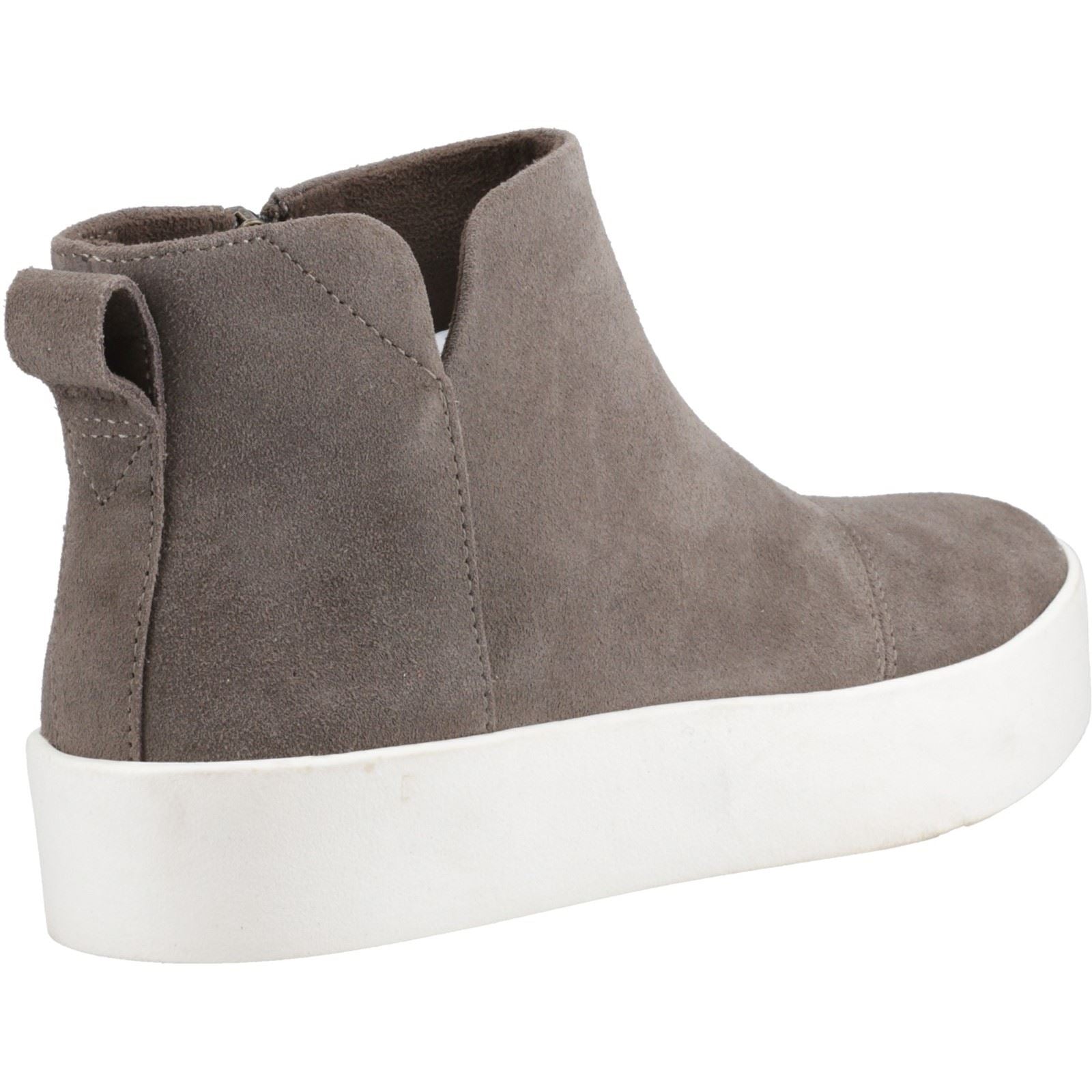 TOMS Verona Mid Leather Women's Grey Boots