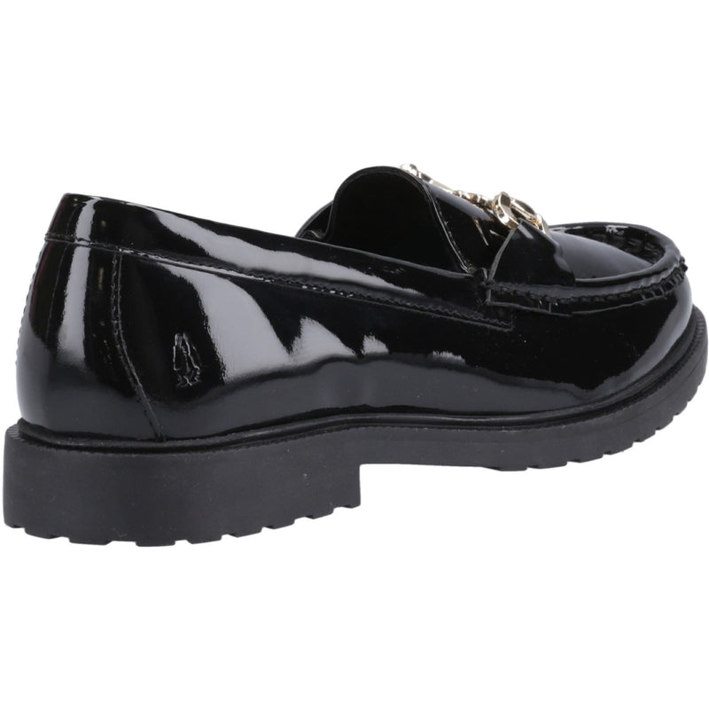 Hush Puppies Verity Patent Snaffle Leather Women's Black Loafers