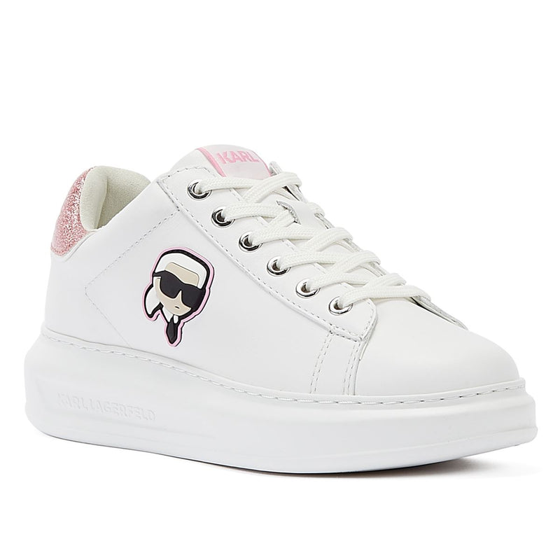 Karl Lagerfeld Kapri NFT LO Lace Women's White/Pink Sneakers