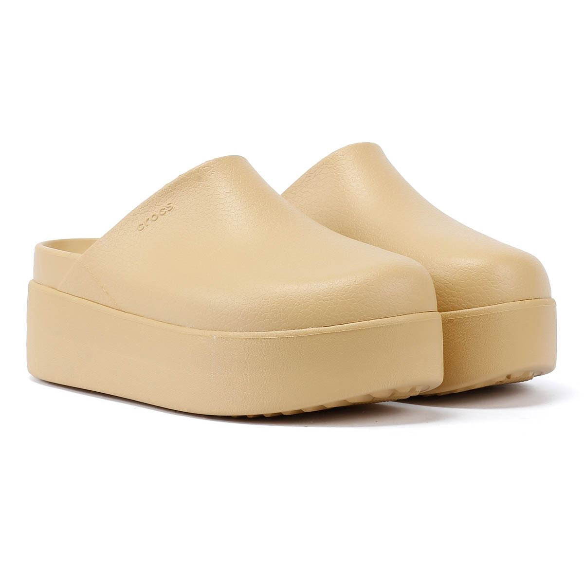 Crocs Dylan Platform Women's Wheat Clogs