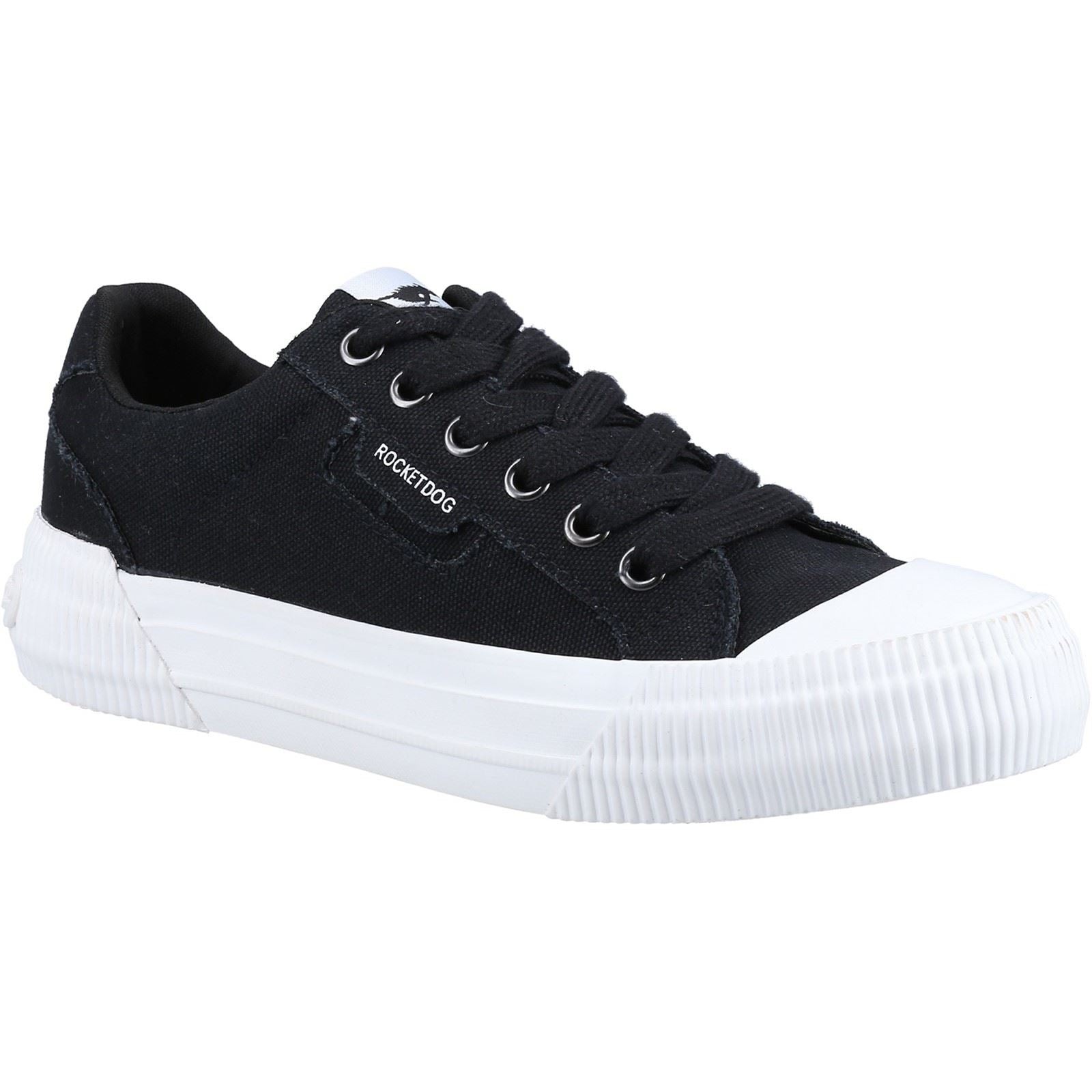 Rocket Dog Cheery 12A Canvas Cotton Women's Black Sneakers