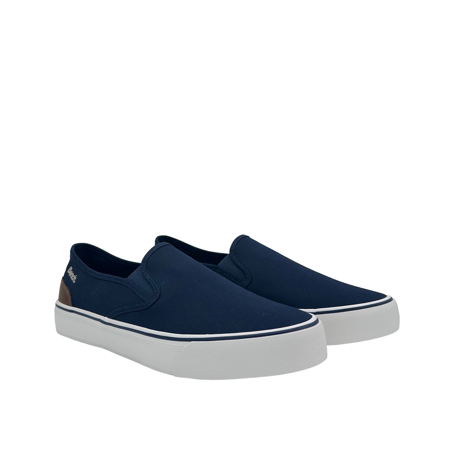 Bench Dalton Canvas Slip On Men's Navy Sneakers