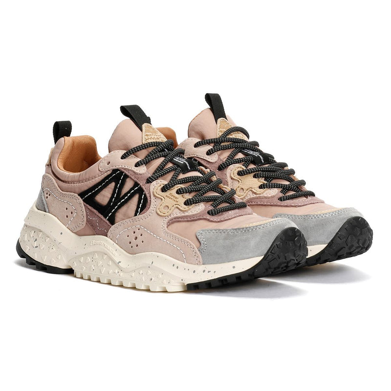 Flower Mountain Solin Women's Suede/Nylon Gray/Soft Pink Sneakers