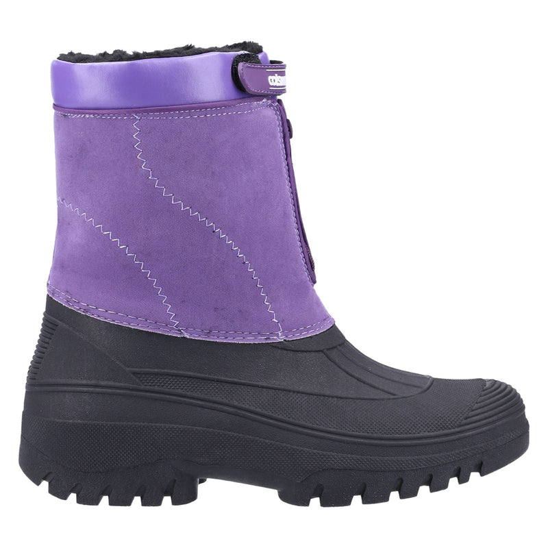 Cotswold Venture Synthetic Purple Wellington Boots