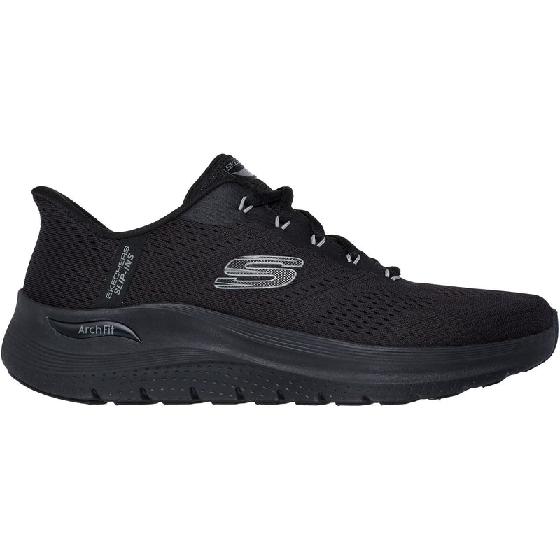 Skechers Arch Fit 2.0 Lestur Textile Men's Black Sneakers