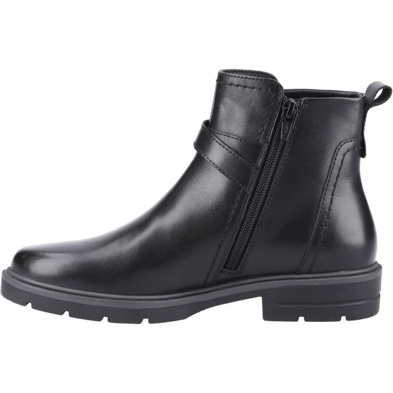Hush Puppies Tove Leather Women's Black Boots