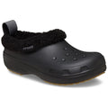 Crocs Classic Lined Shorty Thermoplastic Black Slippers