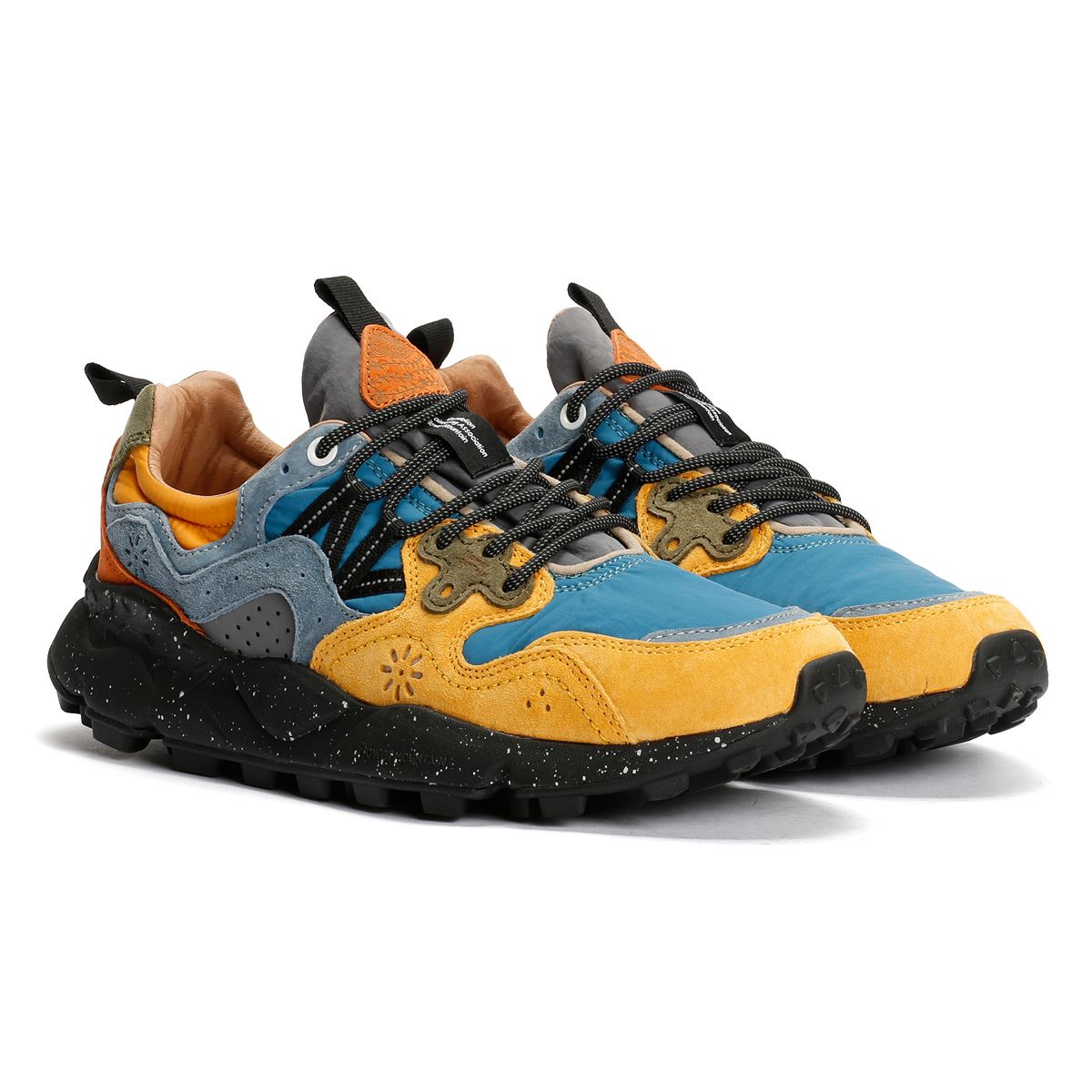 Flower Mountain Yamano 3 Blue/Yellow Sneakers