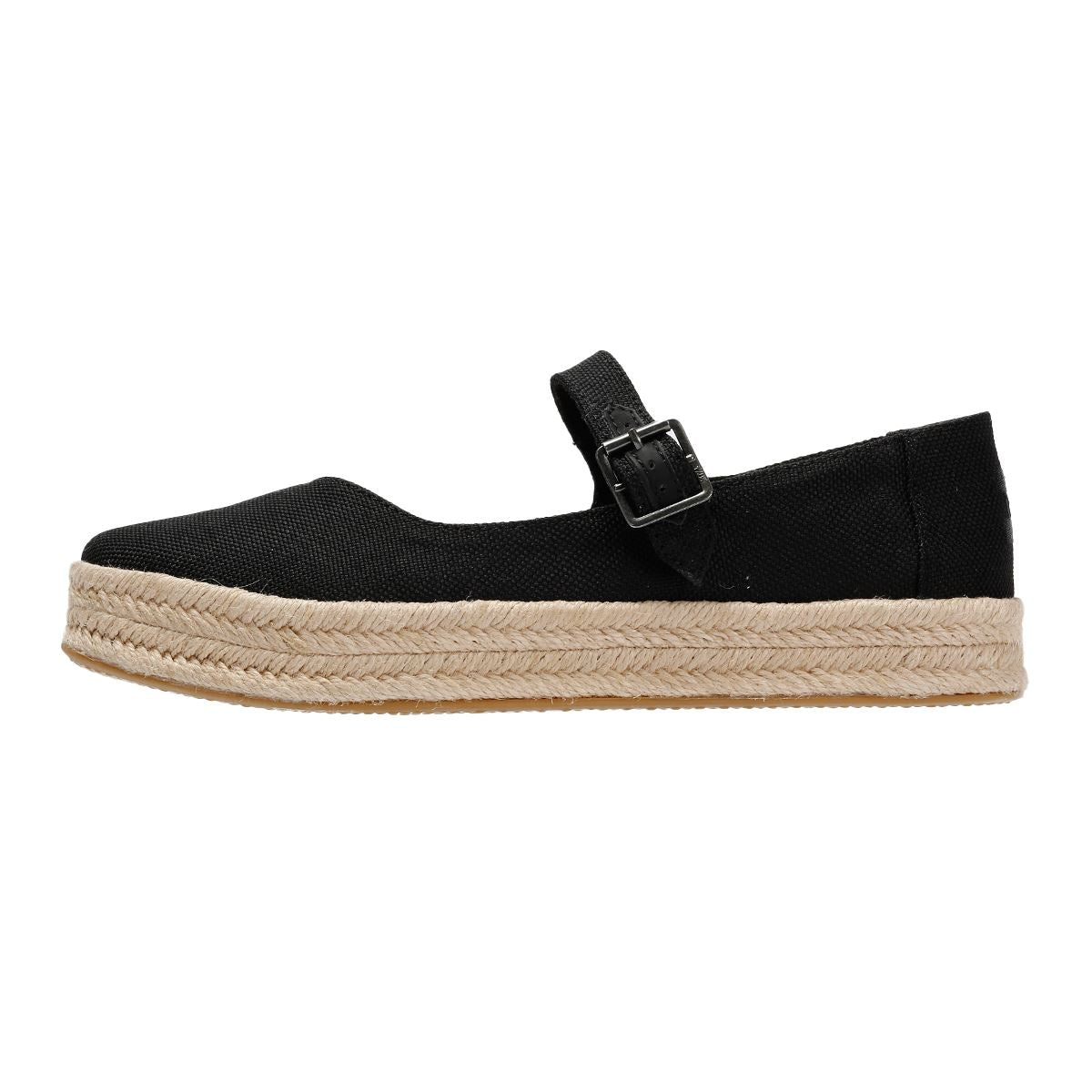 TOMS Carolina Mary Jane Textile Women's Black Espadrilles