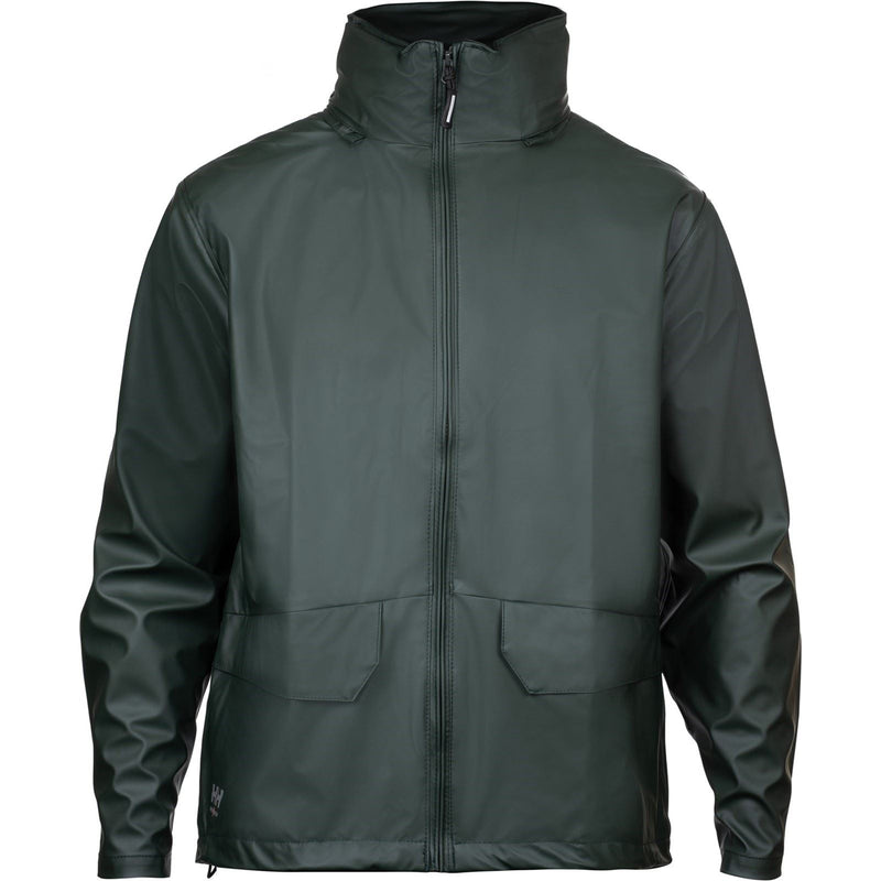 Helly Hansen Workwear Voss Unisex Adults Green Rain Jacket