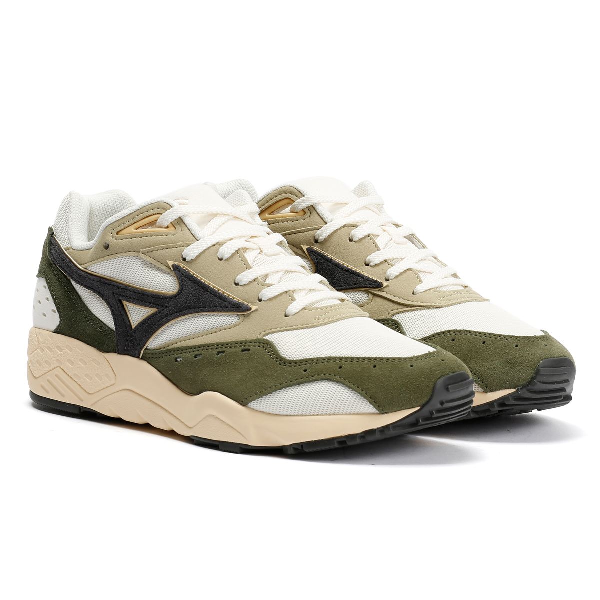 Mizuno Contender S Pristine/Sand/Clover Sneakers