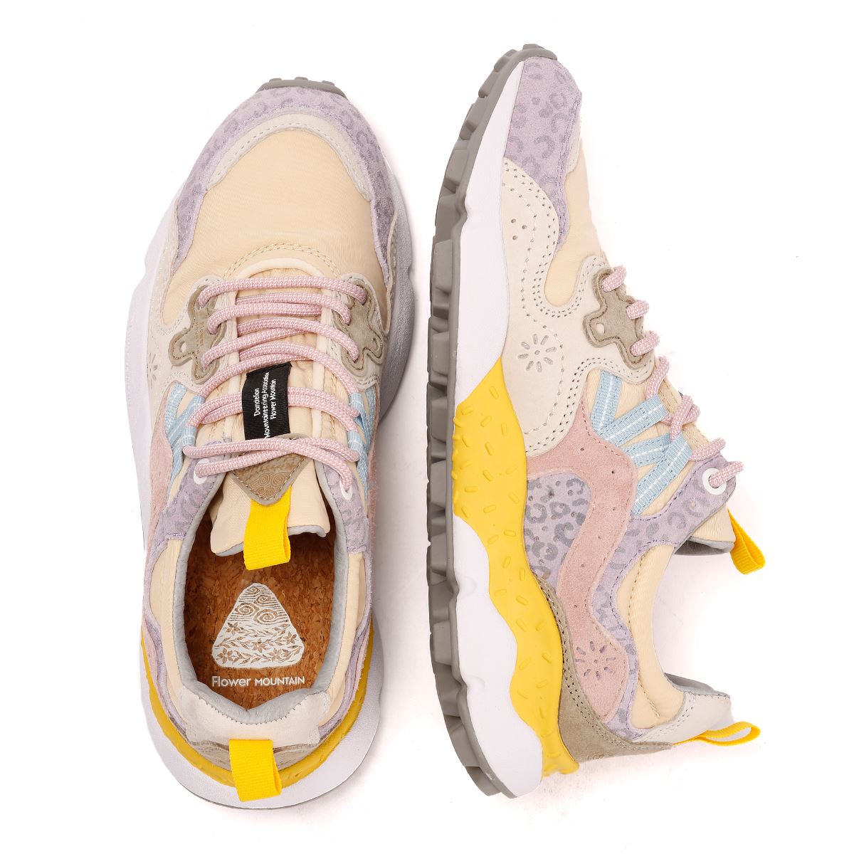Flower Mountain Yamano 3 Women's Lilac/Blush/Cream Sneakers