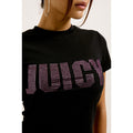 Juicy Couture Impact Juicy Logo Cotton Women's Black T-Shirt