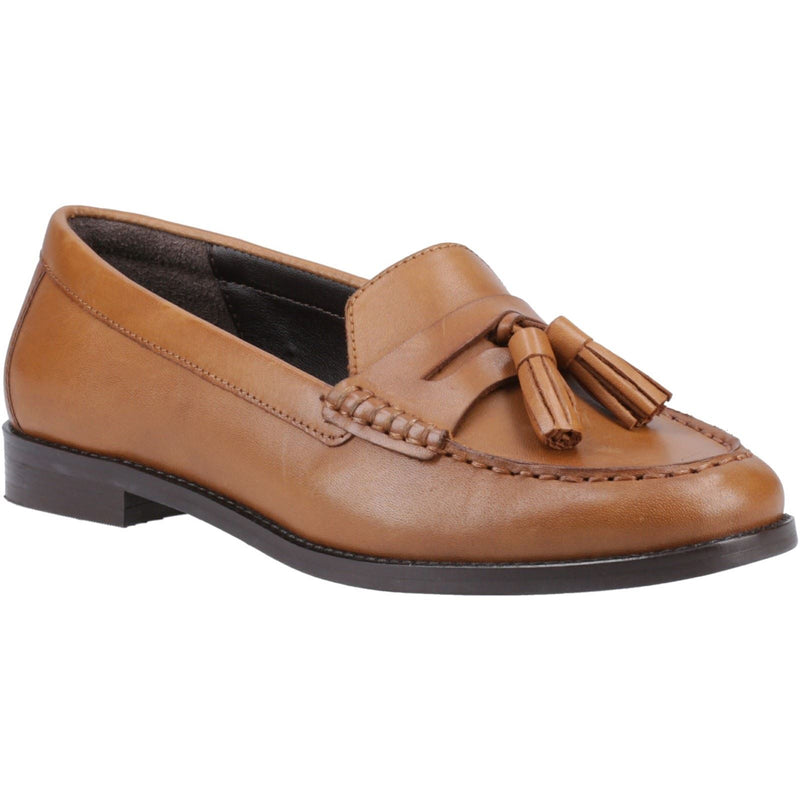 Hush Puppies Connie Leather Women's Tan Loafers