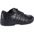 Hush Puppies Jezza 2 Youth Black Leather Lace-Up Shoes