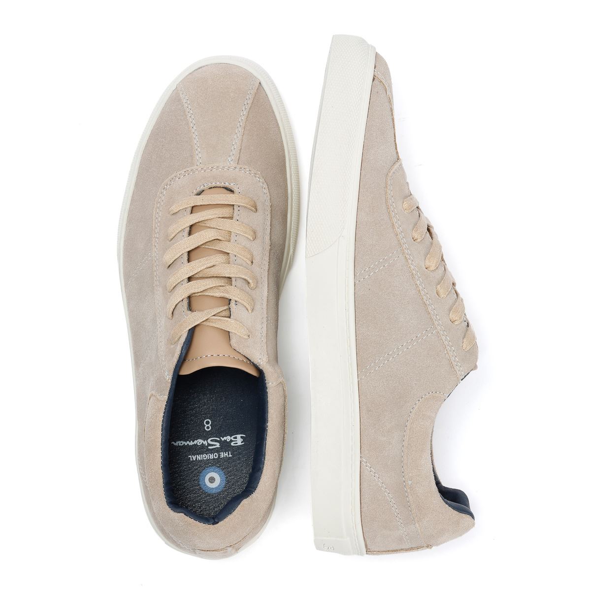 Ben Sherman Bentley II Suede Men's Stone Sneakers