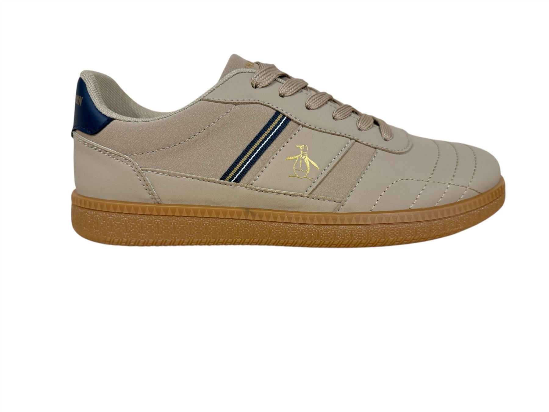 Penguin Striker Men's Beige/Navy Sneakers