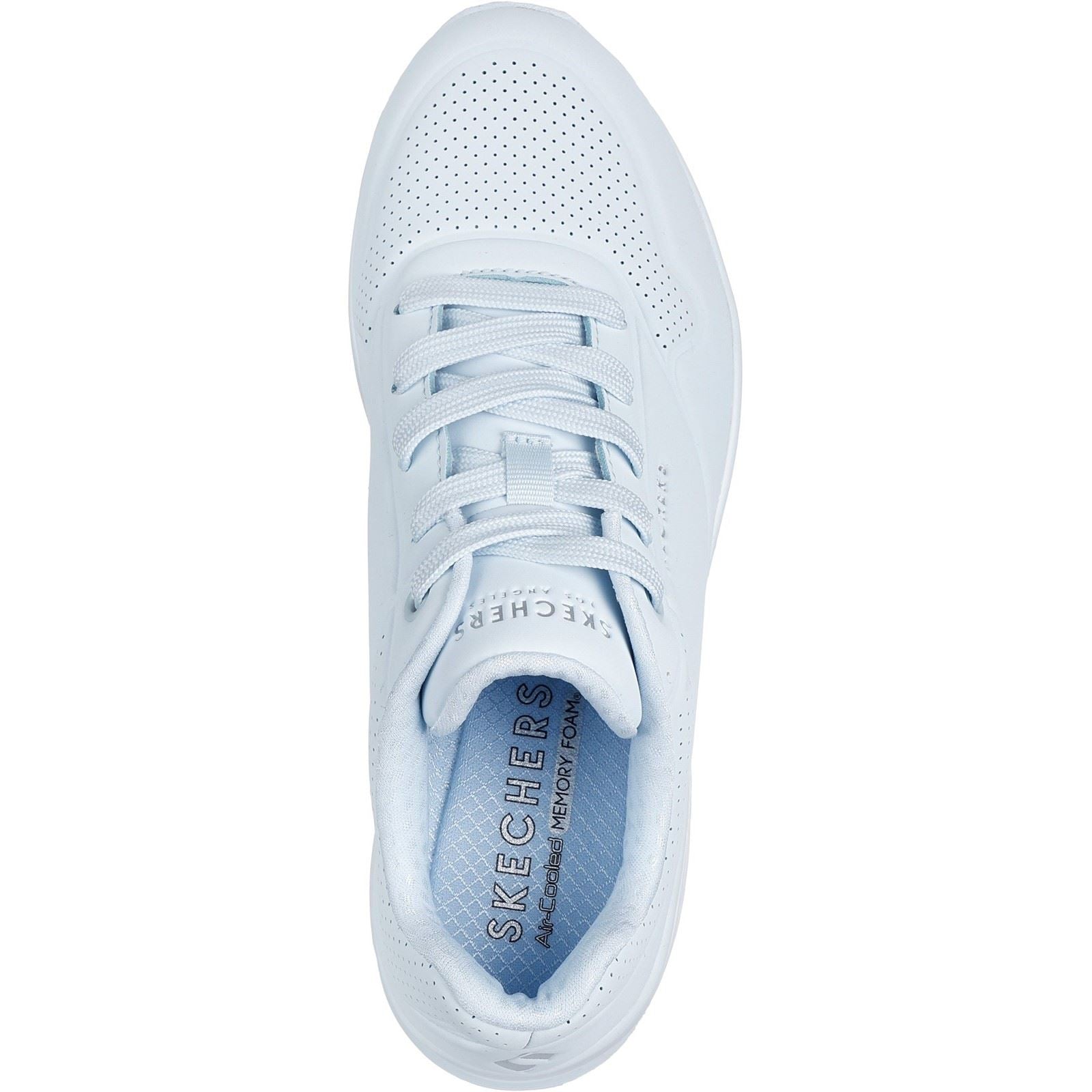Skechers Uno Stand On Air Synthetic Women's Light Denim Sneakers
