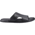 Hush Puppies Callum Slide Leather Men's Black Sandals