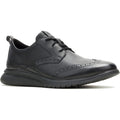 Hush Puppies Advance Leather Men's Black/Black Lace-Up Shoes