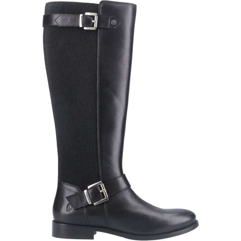 Hush Puppies Daphne Leather Women's Black Boots