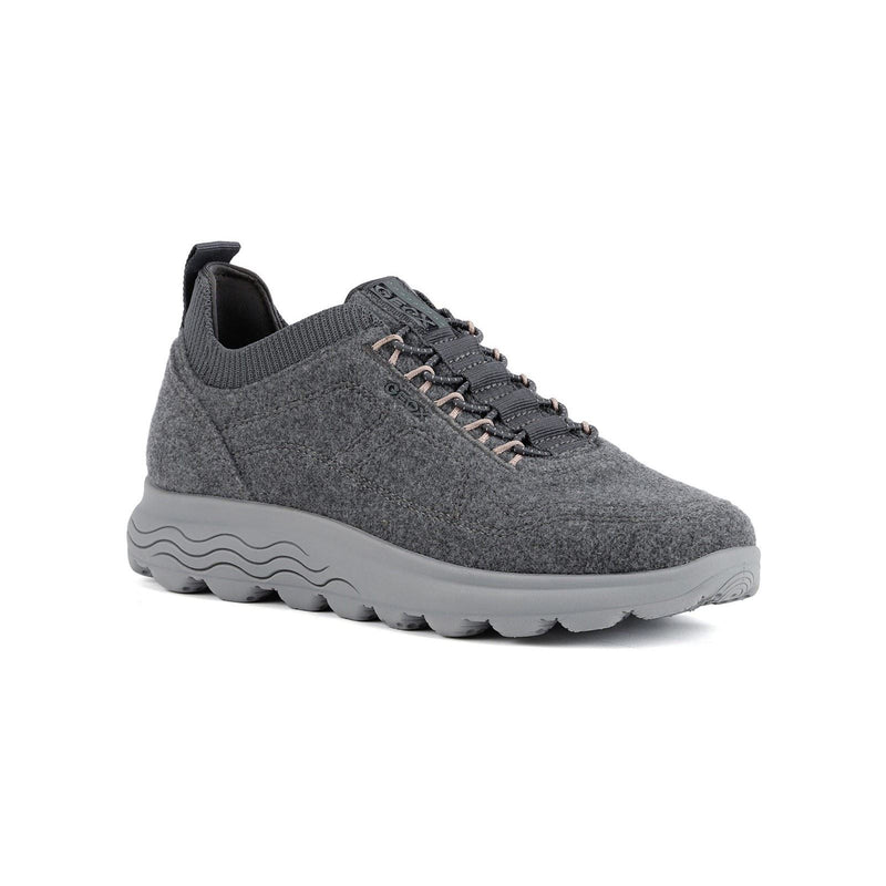 Geox D Spherica A Wool Blend Women's Anthracite Sneakers