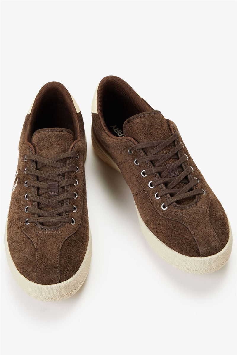 Fred Perry Tennis Shoe Suede Men's Tobacco/Ice Cream Sneakers