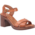 Hush Puppies Georgia Leather Women's Tan Sandals