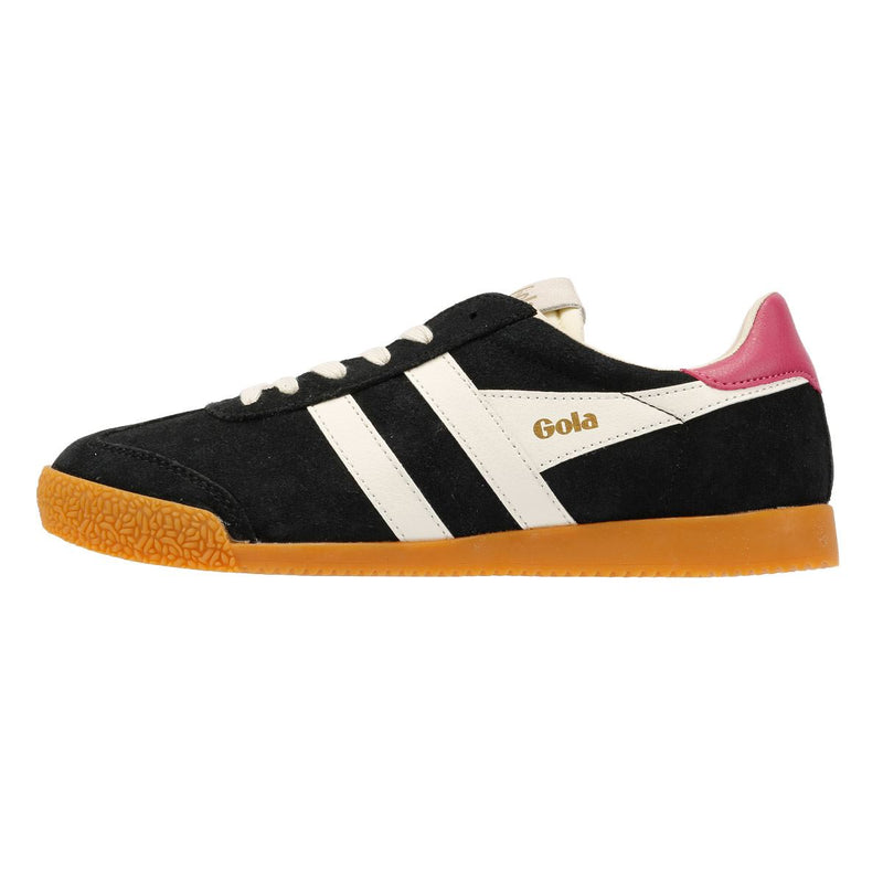 Gola Elan Suede Women's Black/White Sneakers