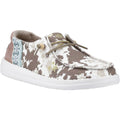 HEYDUDE Wendy Disco Cow Cotton Women's Tan Loafers