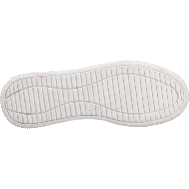 Hush Puppies Martha Leather Women's Gold Sneakers