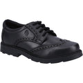 Hush Puppies Jacob SNR Leather Boys's Black Brogues