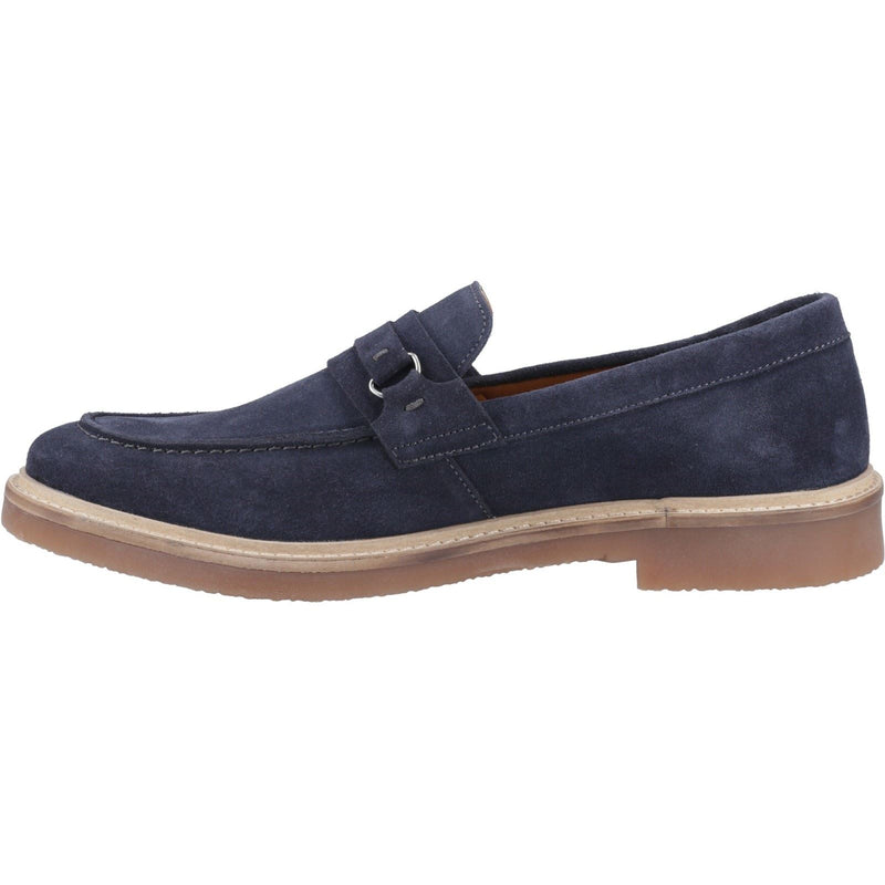 Hush Puppies Gryffin Leather Men's Navy Loafers